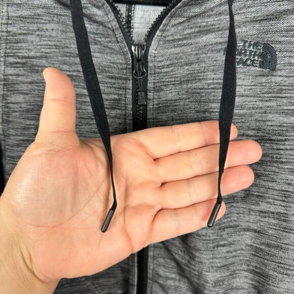 The North Face Women's Gray Heathered Zip Up Hooded Jacket Size Small - Picture 10 of 11